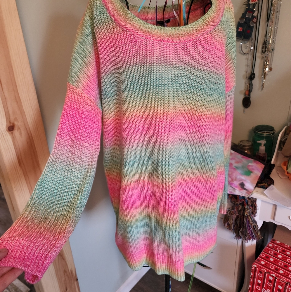 Torrid rainbow sweater